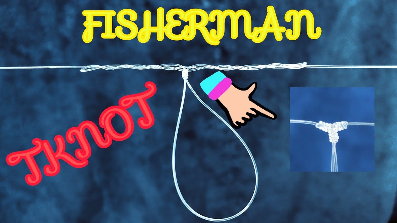 (T KNOT)The best knot for not getting tangled up in fishing line YouTube
