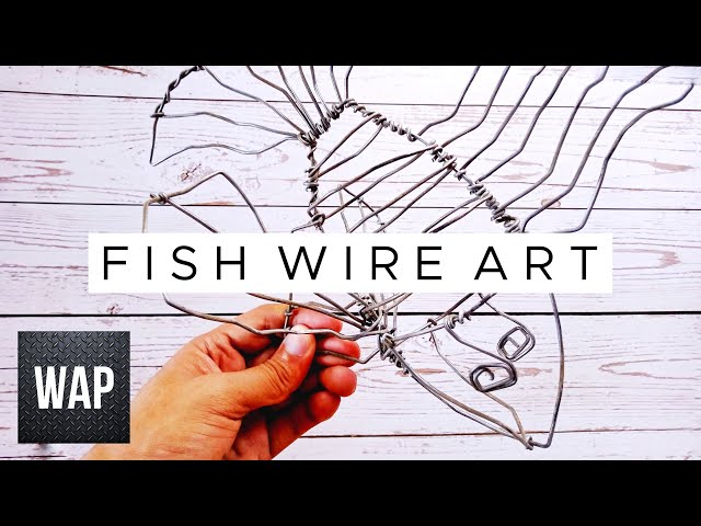 Wire Art fish  Wire art, Wire art sculpture, Wire sculpture