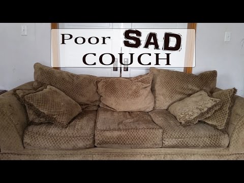 Poor Sad Couch- An Upcycle Tutorial