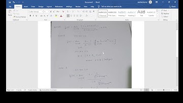 66TH BPSC Maths Optional Q 2(a) Solution