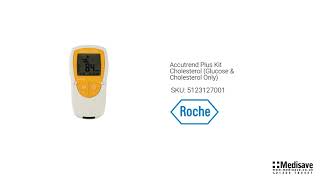 Accutrend Plus Kit Cholesterol Glucose Cholesterol Only 5123127001