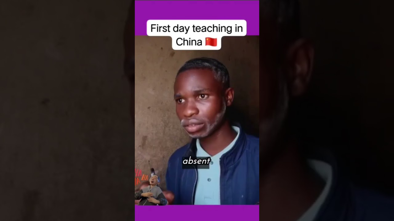 My first day of teacher in Chinese school