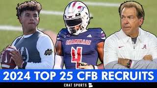 Top 25 Recruits In 2024 College Football Recruiting Class & Where They Committed Before Signing Day