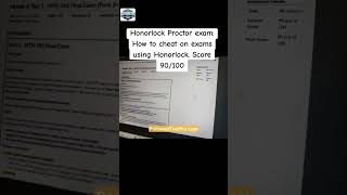 Honorlock Proctored Exam – Pass Without The Risk
