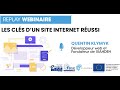 Webinaire bge club  les cls dun site internet russi