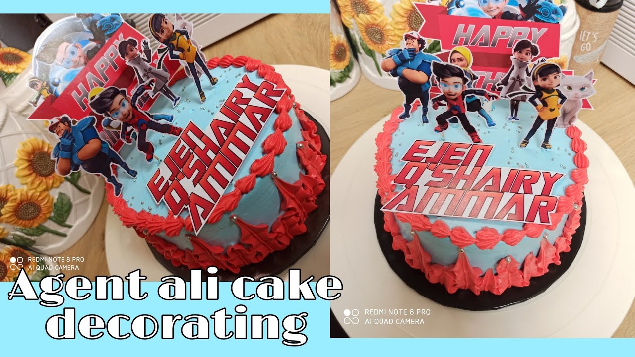 agen ali cake decorating - YouTube