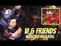 Vi & Friends - Warlord High Roll| TFT Fates | Teamfight Tactics