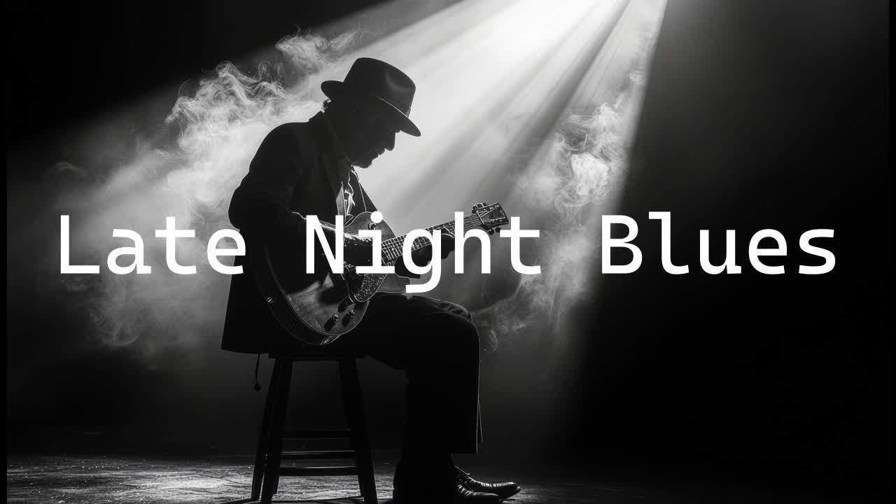 Smoky Whiskey Blues Guitar | Relaxing Late Night Vibes 🥃