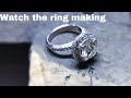 Make White Gold Engagement Ring With 2ct Diamond || Handmade Ring