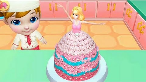 3D cake cooking game , gameplay walkthrough, mobile game for iOS Android, my bakery empire bake