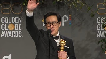 Golden Globes 2023 | Ke Huy Quan (Full Backstage)
