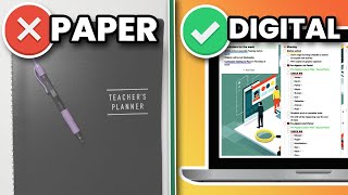 You NEED to Switch to Digital Lesson Plans