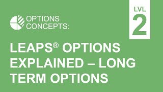 LEAPS® Options Explained - Long Term Options Strategies