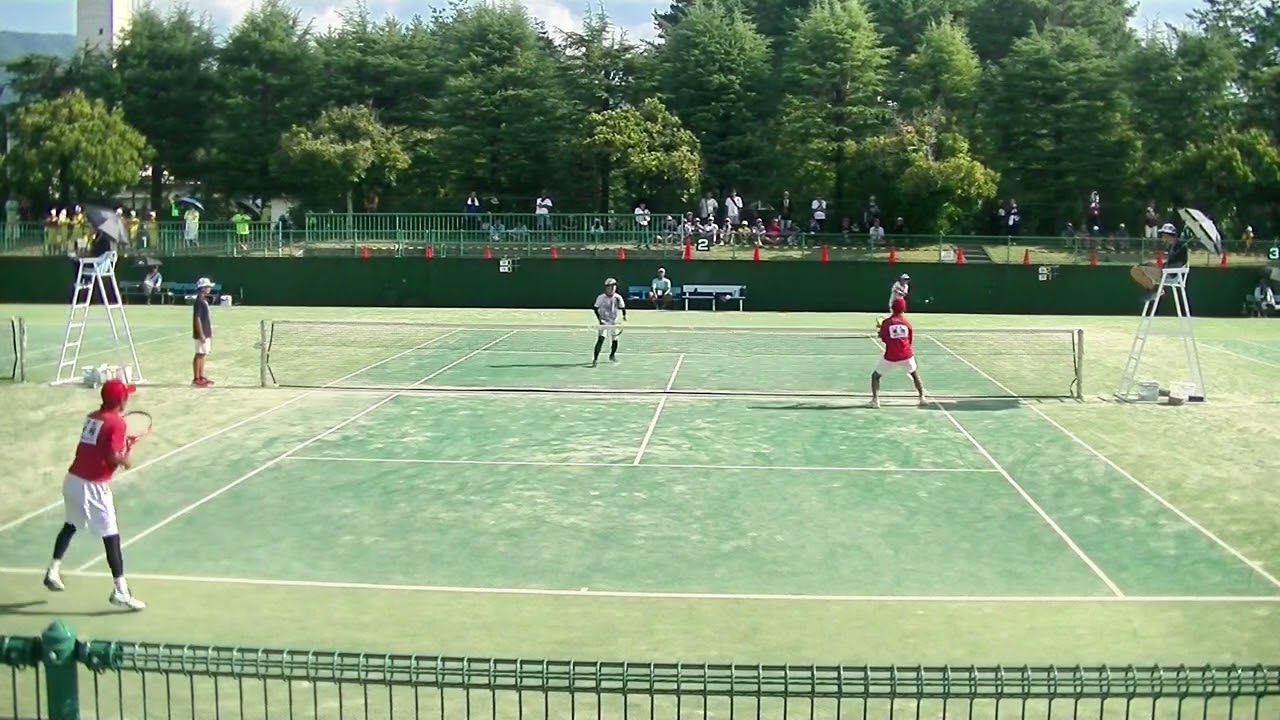 第55回 関東中学生大会 個人戦 3回戦　中村・岩田　対　市村・赤星(茨城 筑西)