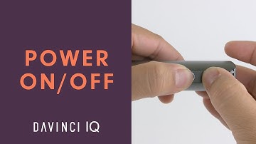 How to Turn On/Off Your DaVinci IQ - DaVinciVaporizer.com