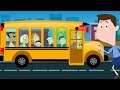 Wheels On The Bus Go Round And Round Nursery Rhyme | Kids And Children's Song