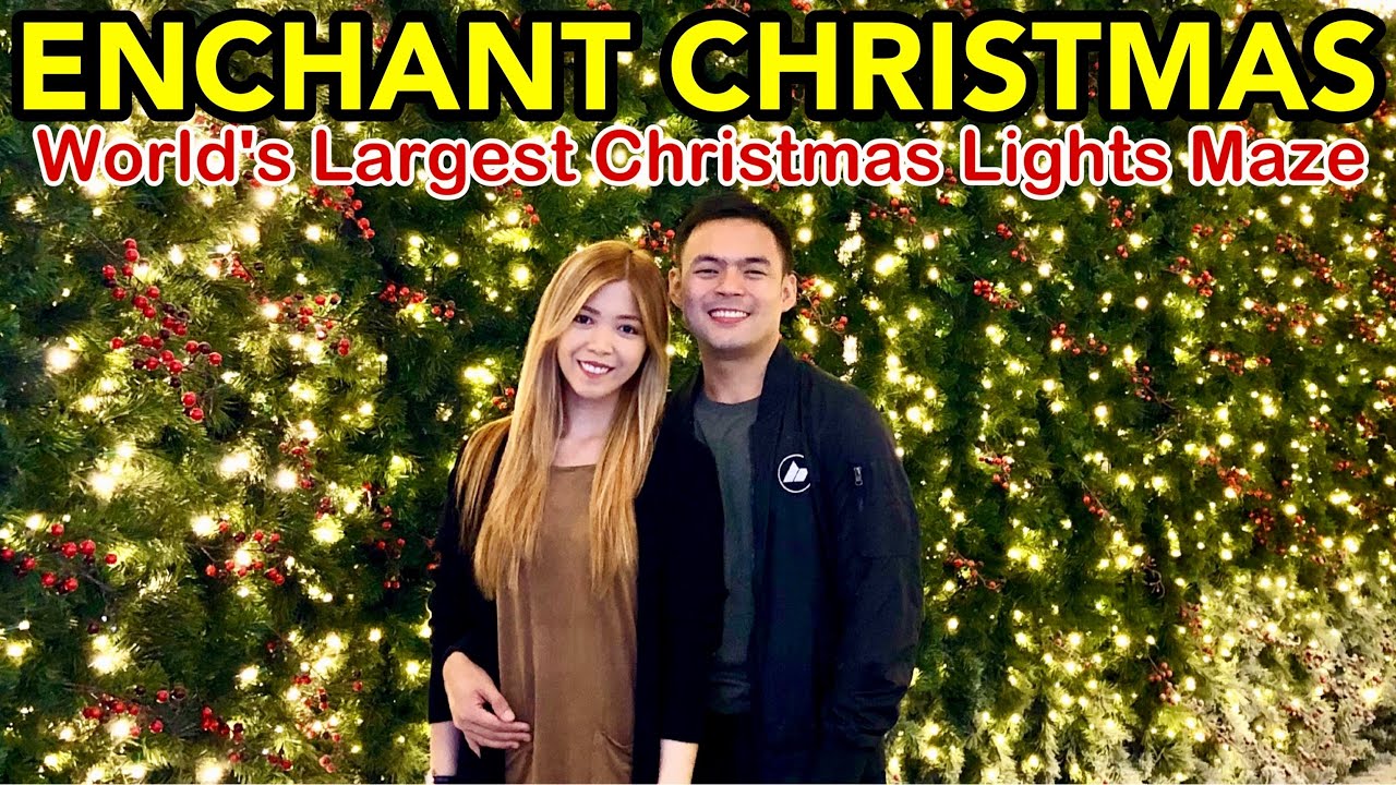 WORLD'S LARGEST CHRISTMAS LIGHT MAZE OPENS IN FLORIDA YouTube