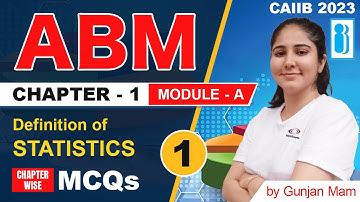 CAIIB 2023 | ABM | Definition of Statistics | Module A | Chapter - 1