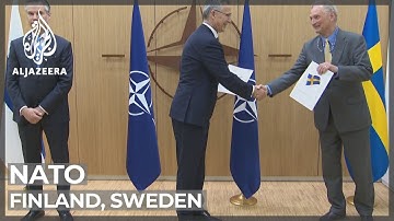 Sweden and Finland submit NATO membership applications