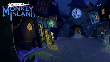 Visiting Wally’s map shop - Return to Monkey Island