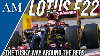 LOTUS’S TWO PRONGED ATTACK! (Literally): The Story of the Lotus E22 (2014)