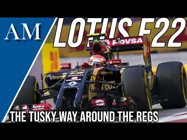 LOTUS’S TWO PRONGED ATTACK! (Literally): The Story of the Lotus E22 (2014) class=