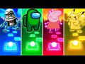 Crazy Frog Vs Among Us Vs Peppa Pig Vs Pikachu - Tiles Hop