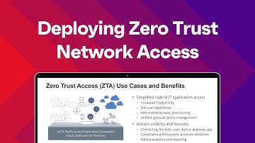 Security Webinar: A Practical Guide to Deploying Zero Trust Network Access
