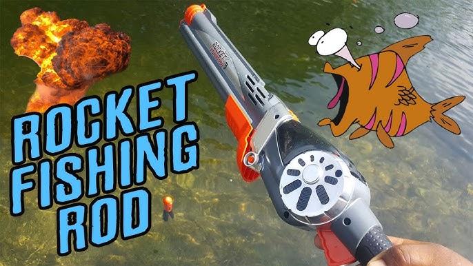 Rocket Fishing Rod Catches Big Fish!!! 