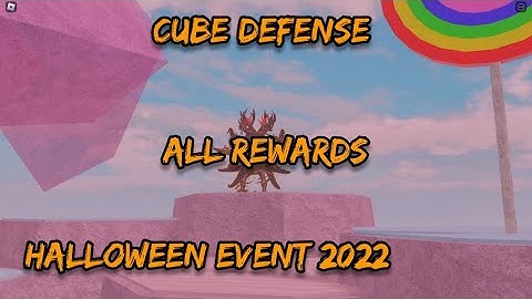 Cube Defense Halloween Event 2022 All Rewards