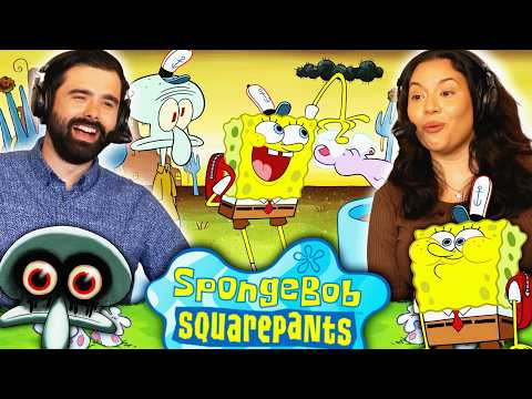 We Watched SPONGEBOB SEASON 12 EPISODE 13 AND 14 For the FIRST TIME!! SPONGEBOB IN RANDOMLAND