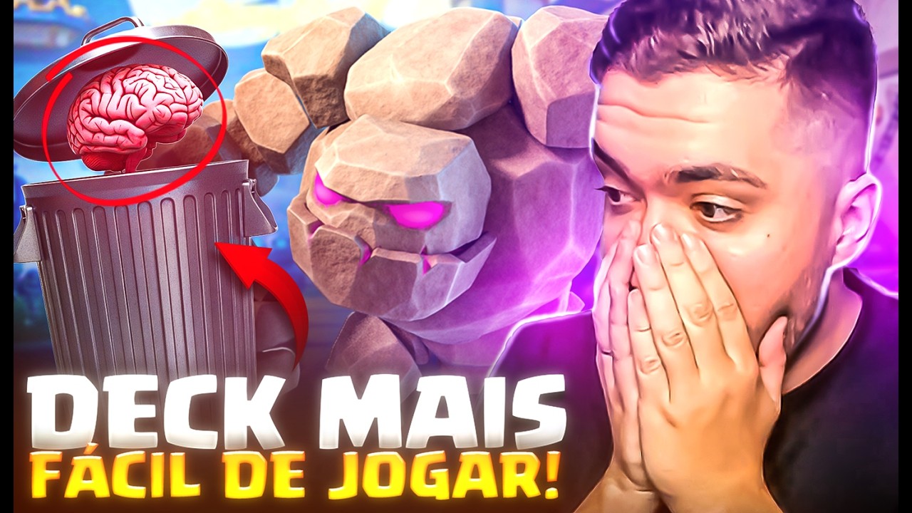 ESSE É O DECK MAIS FÁCIL DE JOGAR E VENCER NO CLASH ROYALE EM 2025!