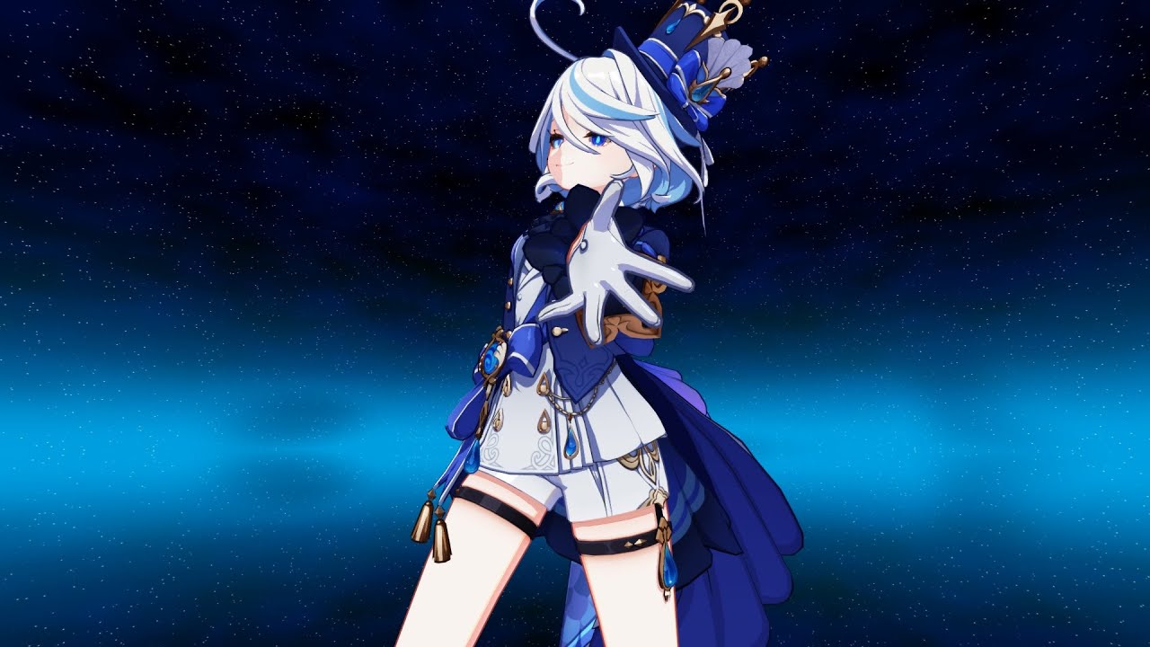 MMD [Genshin Impact] Eu Sento Gabu!-Furina 