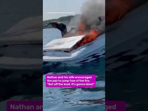 Escaping A Burning Boat Lucky 