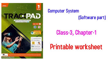 Class-3 computer system (software part) Trackpad  or Touchpad Ver 4.0 B-3 2023 Download Worksheet