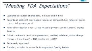 CAPA Challenges and FDA Expectations - GlobalCompliancePanel