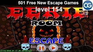 [Walkthrough] 501 Free New Escape Games level 154 - Eerie room escape - Complete Game screenshot 2