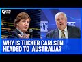 Why is controversial pundit tucker carlson coming to australia  10 news first