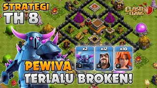 The Power of Tante Oren! PeWiVa TH8 - Strategi TH 8 | COC Indonesia