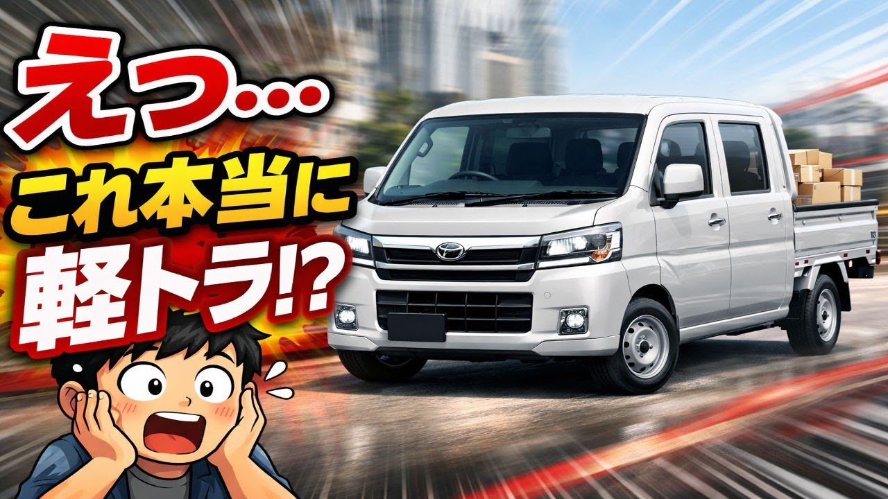 【衝撃速報】2027年ダイハツ新型4ドア軽トラック完全公開！760cc新時代エンジン搭載で常識崩壊…加速・価格・発売時期すべて判明か！