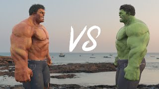 #Superheroes  Hulk VS Red Hulk - Dance Battle In Real Life 4K ! Resimi