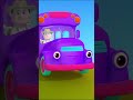 Wheels On The Bus, Nursery Rhymes #shorts #shortvideos #vehicles #carsandtrucks