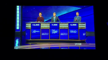 Double Jeopardy, Greatest of All Time Day 2, Game 1 - BETTING IT ALL on 2nd Daily Double (1/8/20)