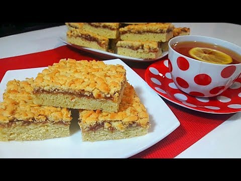 Вкус из Детства!  Вкуснейший ТЕРТЫЙ ПИРОГ! ПЕСОЧНЫЙ Пирог с Вареньем!