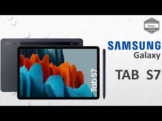 Samsung Galaxy Tab S7 - Android Touch Tablet with stylus