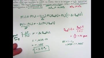 Actuarial Exam 2/FM Prep: Another First-Order Modified Approximation Example