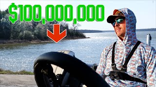 Fishing a $100 Million Dollar Bass Lake