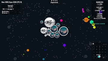 Ogar.io - Protex & Cedrik |  Duo takeover  | Eu Random Server Takeover #3