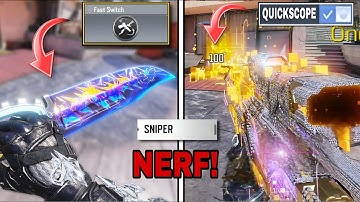 THE END OF THE SNIPER IN CODM CATEGORY