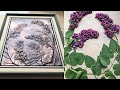 Pottery Clay and Plaster of Paris/Technique of Making Botanical Bas-Relief At Home/ Plaster Casting